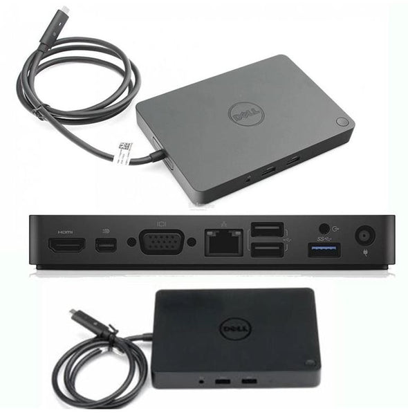 Dell WD15 (K17A) USB-C Displayport Laptop Docking Station and Power supply